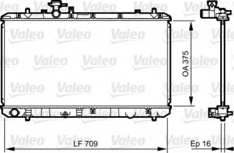 735407 Valeo Радиатор