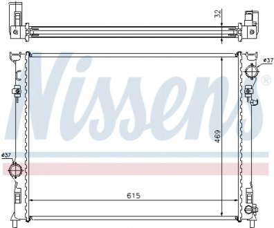 61014A NISSENS Радиатор системы охлаждения