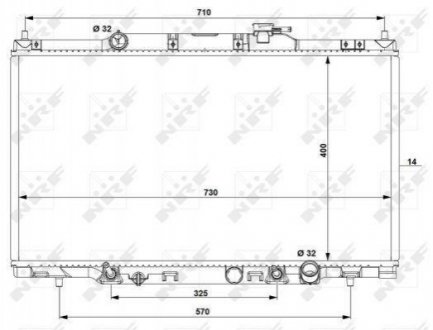 53574 NRF Радиатор