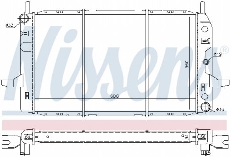 62224 NISSENS Радиатор