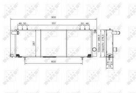 50231 NRF Радиатор