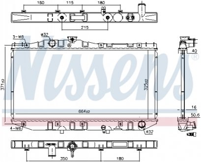 64713 NISSENS Радиатор