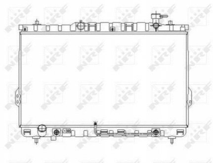 53646 NRF Радиатор