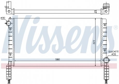 61769 NISSENS Радиатор