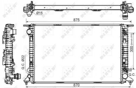 53116 NRF Радиатор
