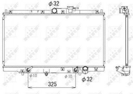 53328 NRF Радиатор