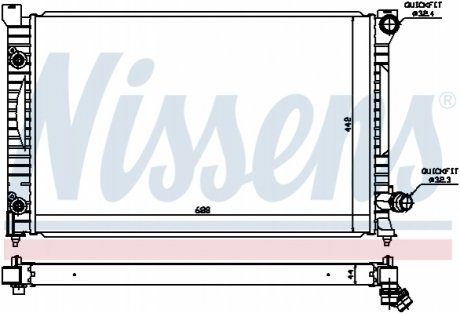 60424 NISSENS Радиатор