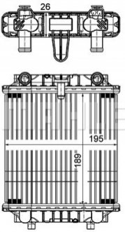 CR1202000P MAHLE / KNECHT Радиатор