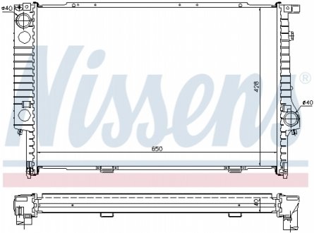 60693A NISSENS Радиатор