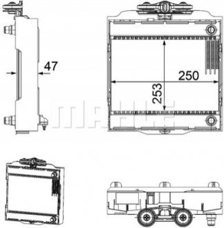 CR923000P MAHLE / KNECHT Радіатор охолодження двигуна F10/F11/F06/F13/F01-F04 3.0-4.4 08-