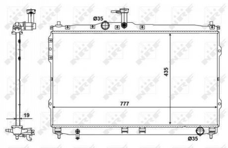 58420 NRF Радиатор