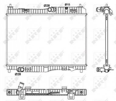 53044 NRF Радиатор