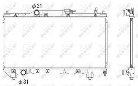 53266 NRF Радиатор