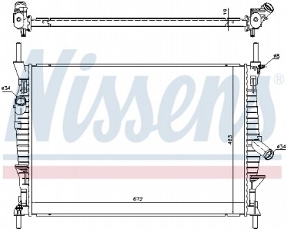 69240 NISSENS Радиатор