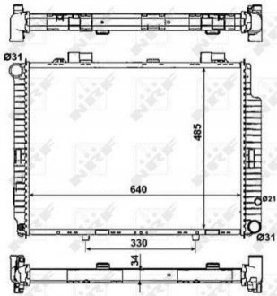 53784 NRF Радиатор