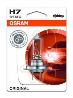 64210_01B OSRAM Лампа H7; H7 12V 75/70W P43T 1шт блистер (Ближ)