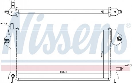 Радиатор 606529