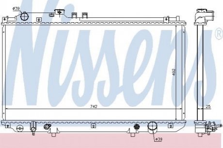 64658 NISSENS Радіатор охолоджування