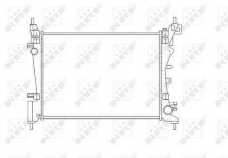 55340 NRF Радіатор