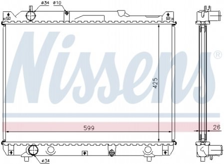 64196A NISSENS Радиатор