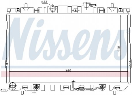 67493 NISSENS Радиатор