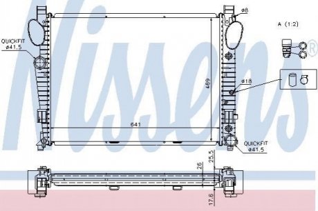 62774A NISSENS Радиатор