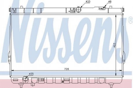 67031 NISSENS Радиатор
