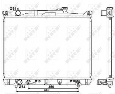 53037 NRF Радиатор