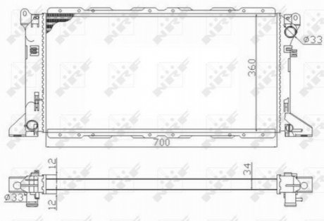 59013 NRF Радиатор