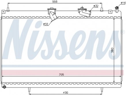 63619 NISSENS Радиатор