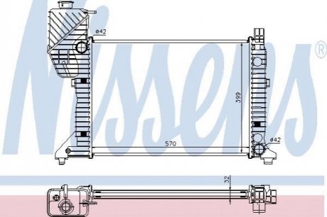 62687A NISSENS Радиатор