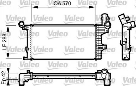 732303 Valeo Радіатор