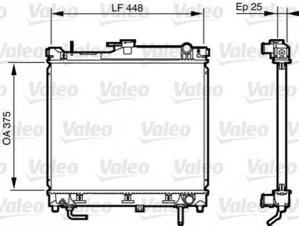 735578 Valeo Радиатор