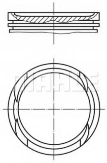 010 05 01 MAHLE / KNECHT Поршень