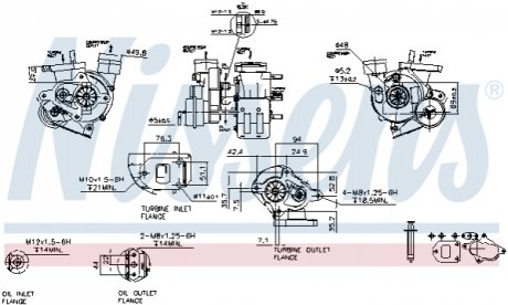 93027 NISSENS Компресор