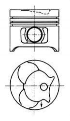 91 372 610 KOLBENSCHMIDT Поршень