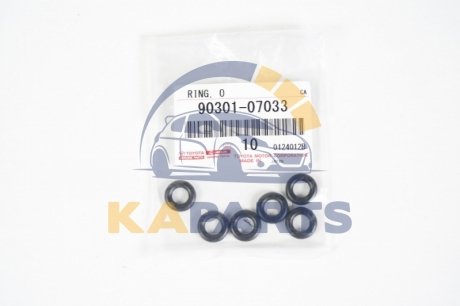 9030107033 TOYOTA Кольцо уплотнительное топливной форсунки (9030107033) TOYOTA