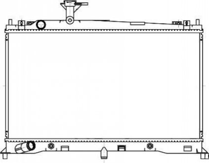 LRc 251FA LUZAR Радиатор охлаждения Mazda 6 (02-) AT (LRc 251FA) Luzar