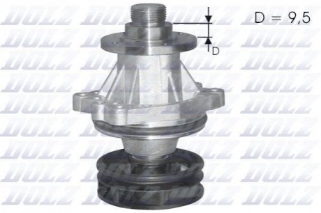 B214 DOLZ Водяний насос BMW 3 (E36) 3 (E46) 5 (E34) 7 (E38)