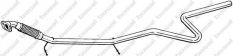 953-171 BOSAL Труба выхлопная FORD FIESTA 02- (953-171) BOSAL