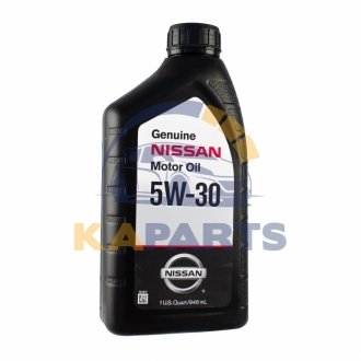 999PK005W30N NISSAN Олива моторна напівсинтетична Nissan "Genuine Motor Oil 5W30", 0.946л