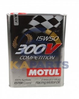 825702 MOTUL Олива моторна Motul 300V Competition 15W-50, 2л.