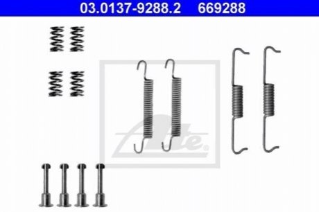 03.0137-9288.2 ATE Комплектуючі для гальмівних колодок
