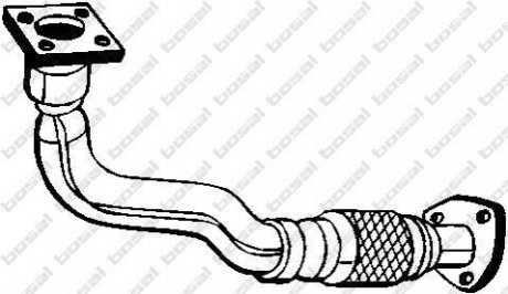 Труба вихлопна VW VENTO 91-95 (753-177) BOSAL