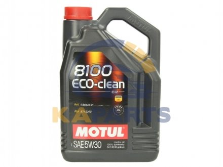 841551 MOTUL Масло моторна Motul 8100 Eco-Clean 5W-30 5л