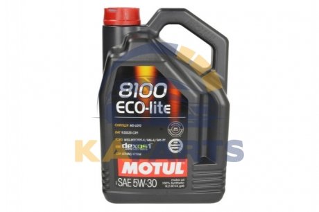 839551 MOTUL Масло MOTUL 8100 Eco-lite SAE 5W30 5 L