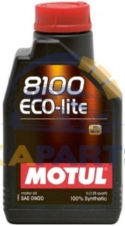 841111 MOTUL Олива моторна Motul 8100 Eco-Lite 0W-20, 1л.