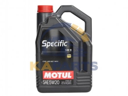 867351 MOTUL Масло MOTUL Specific 948 B SAE 5W20 (5L)