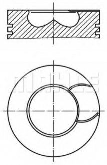 213 70 00 MAHLE / KNECHT Поршень DAF 130.0 XE250/280/315/255M Euro2