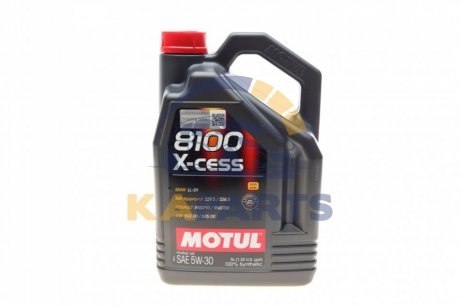 368106 MOTUL Масло MOTUL 8100 X-CESS 5W-30 5L